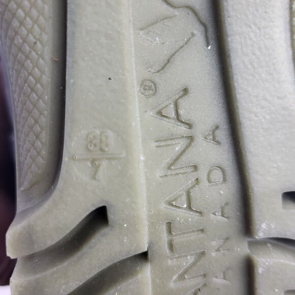 Santana Canada Milly Boots Waterproof Leather Faux fur Gray Size 8.5 - Picture 11 of 14